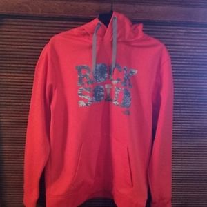 The North Face Orange Hoodie, Men's size L